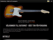 Tablet Screenshot of guitarnet.se